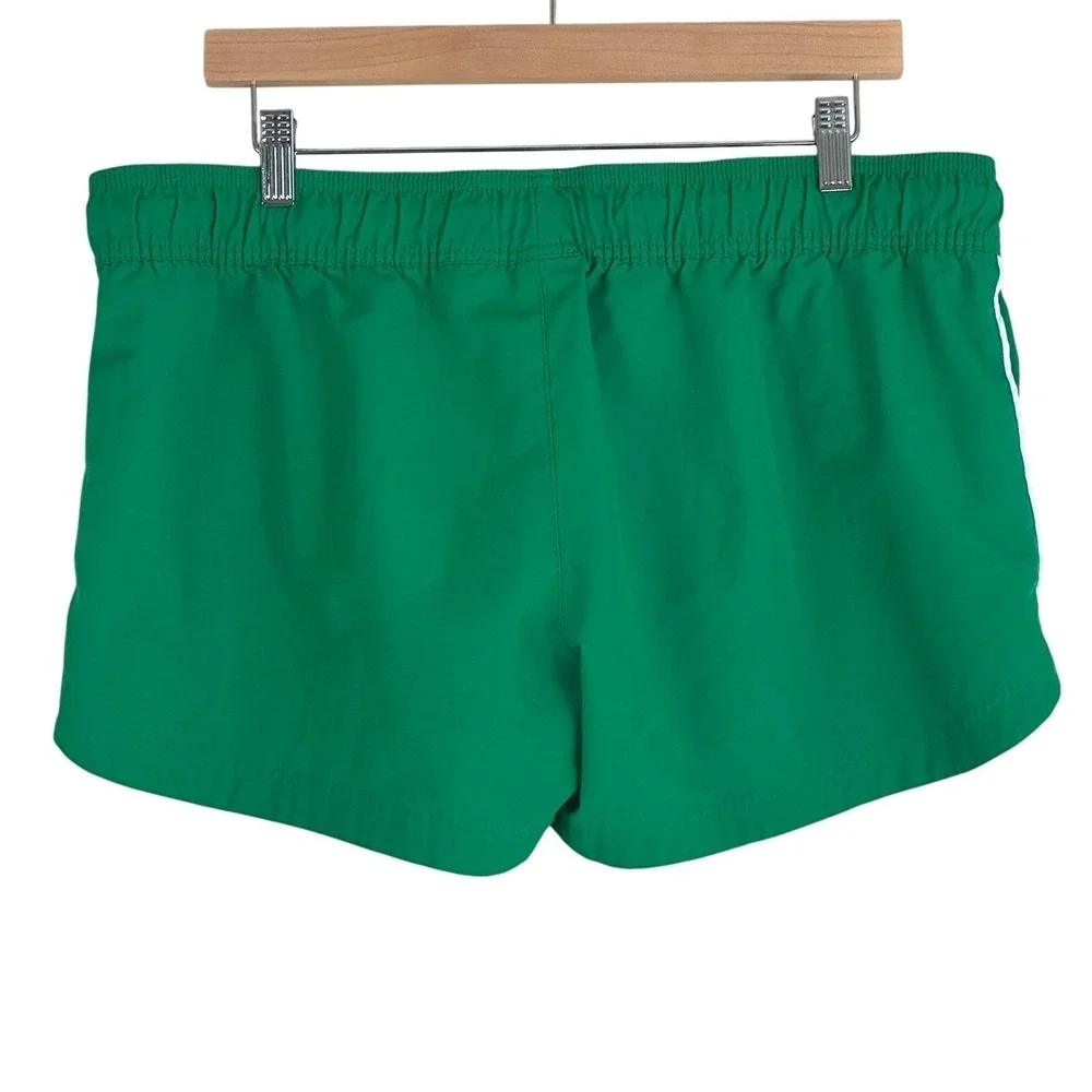 Nike Sportswear Solid Athletic Shorts Green Sporty Drawstring Size XL 16-18